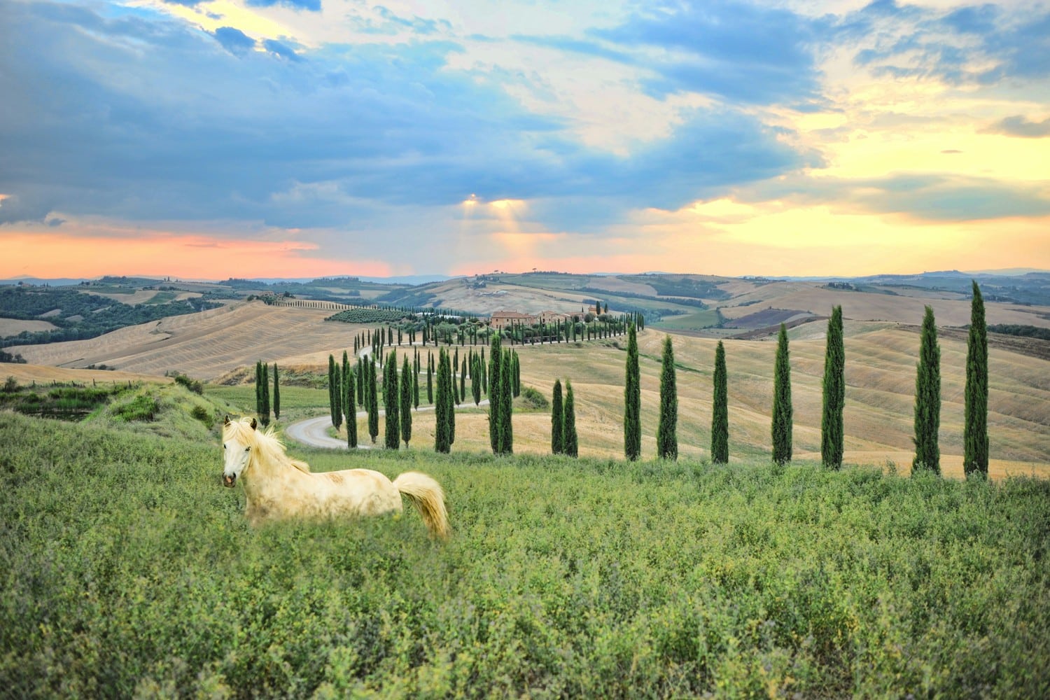 Un agriturismo typique en Italie.