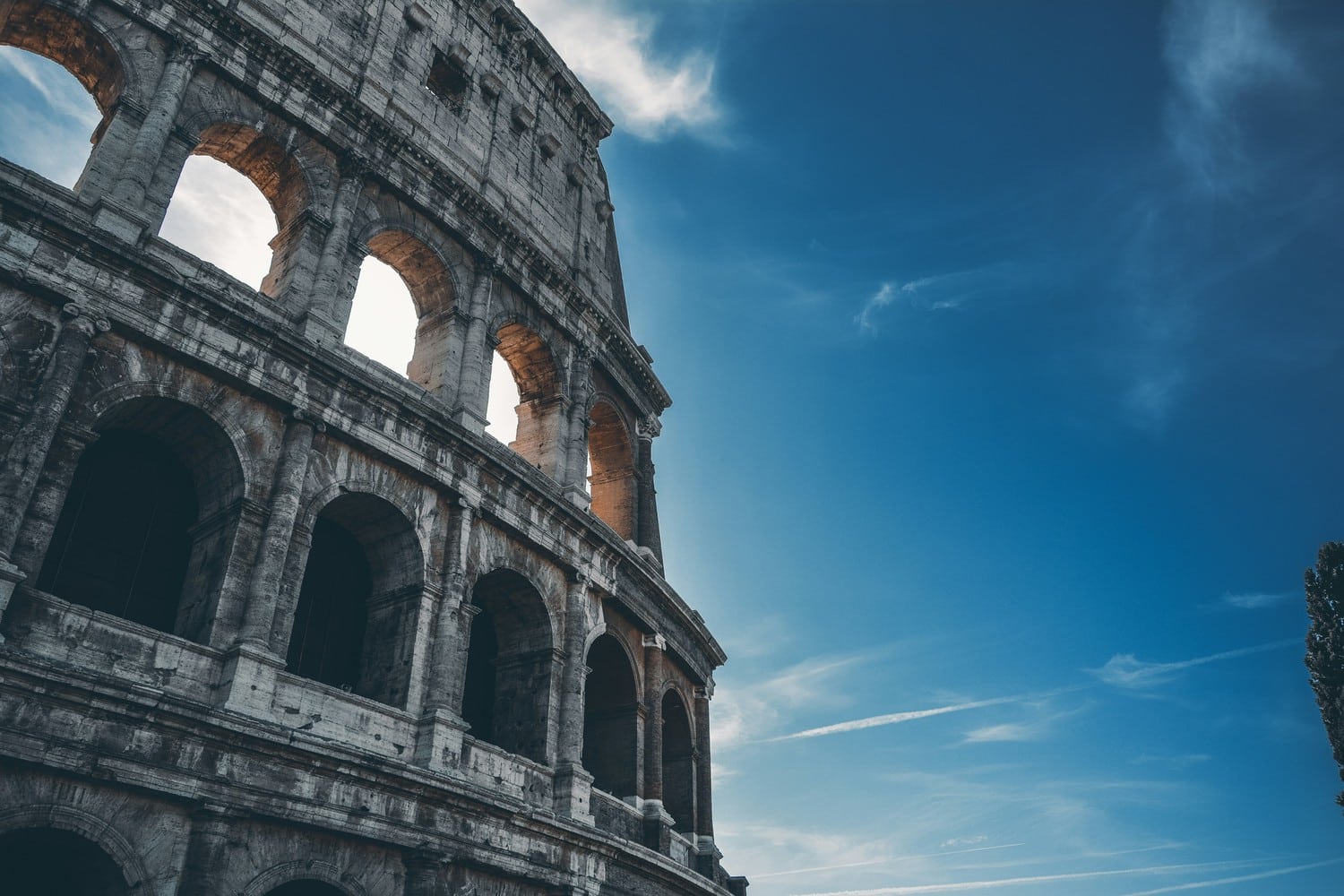 Vue du Colisée à Rome