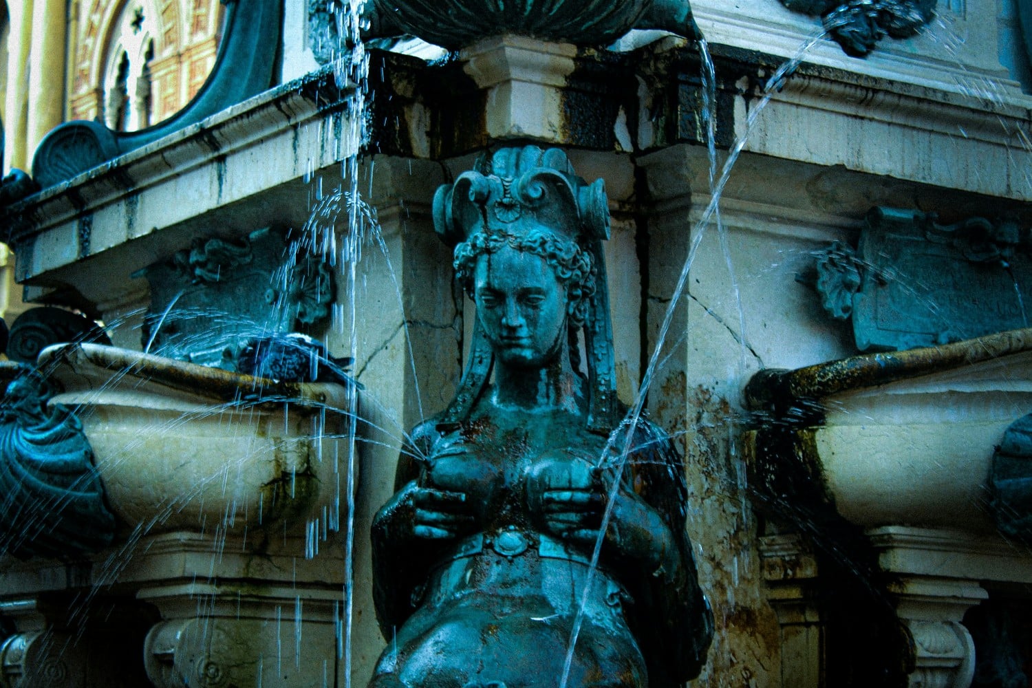 Fontaine de Neptune à Bologne