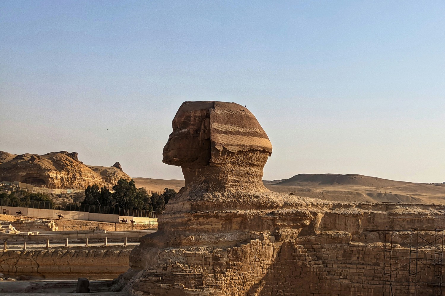 Pyramides de Gizeh et Sphinx en Égypte