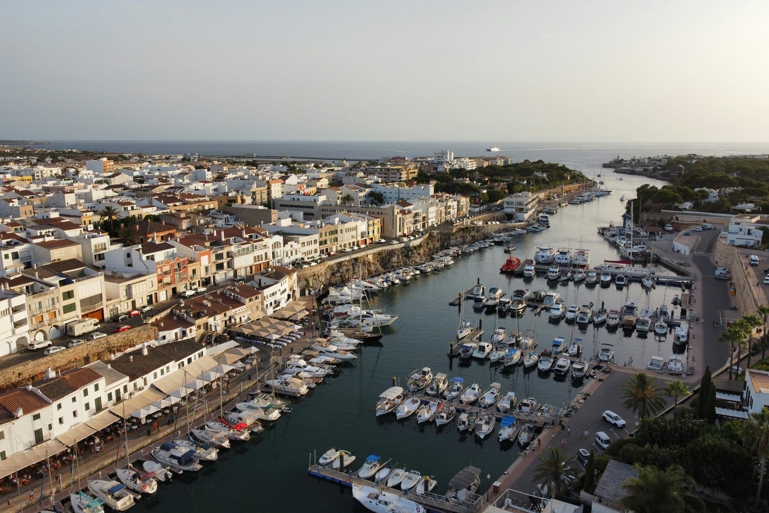 Vue de la ville de Ciutadella, Minorque