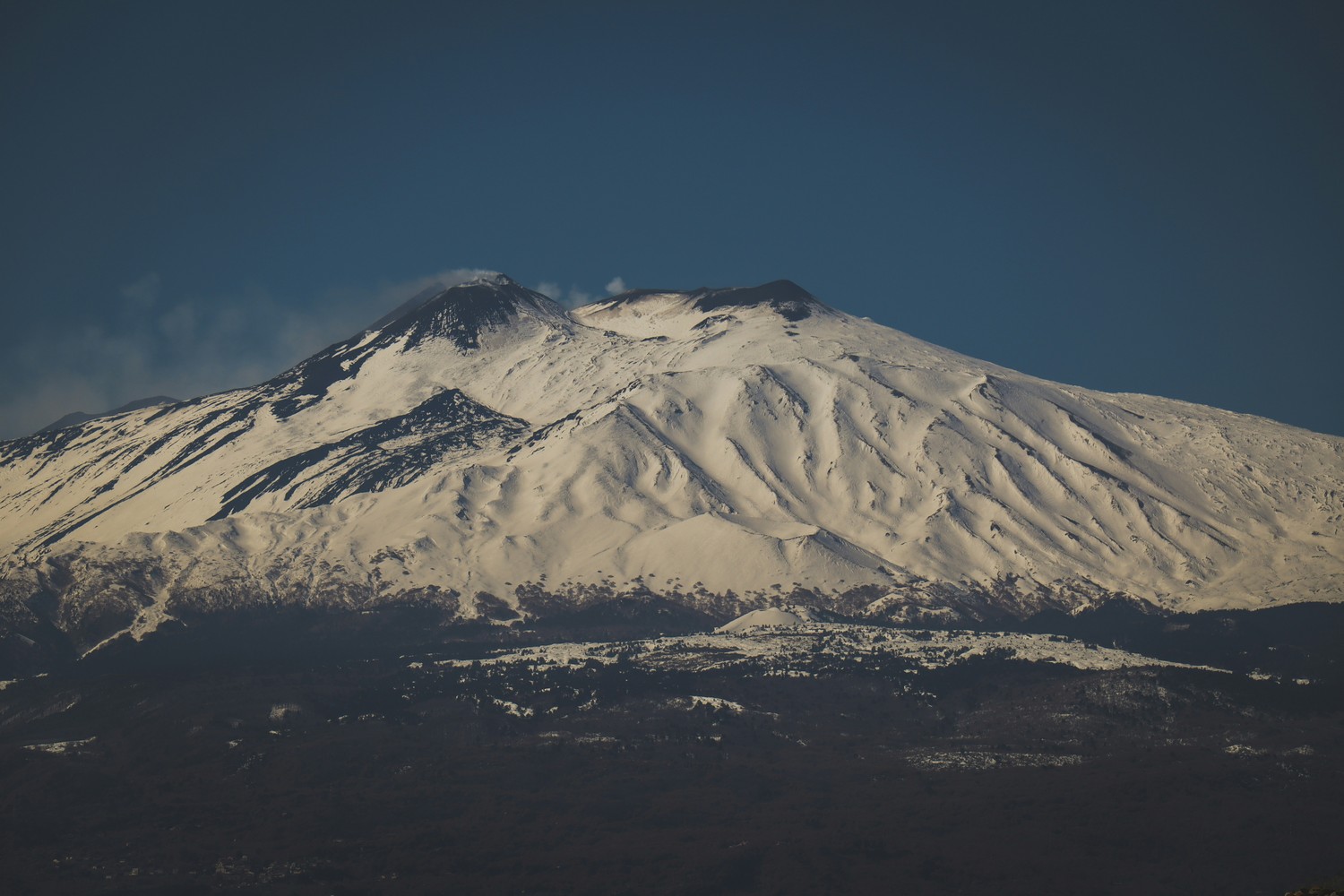 Vue panoramique de Taormine, Sicile.