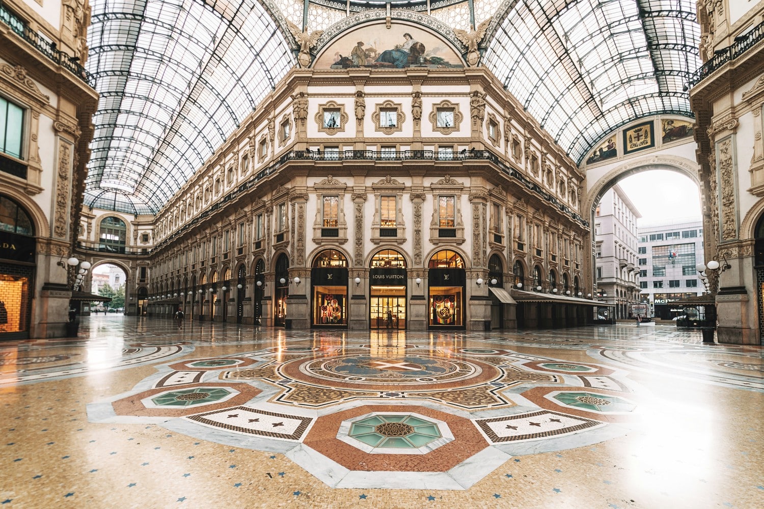 La Galleria Vittorio Emanuele II à Milan