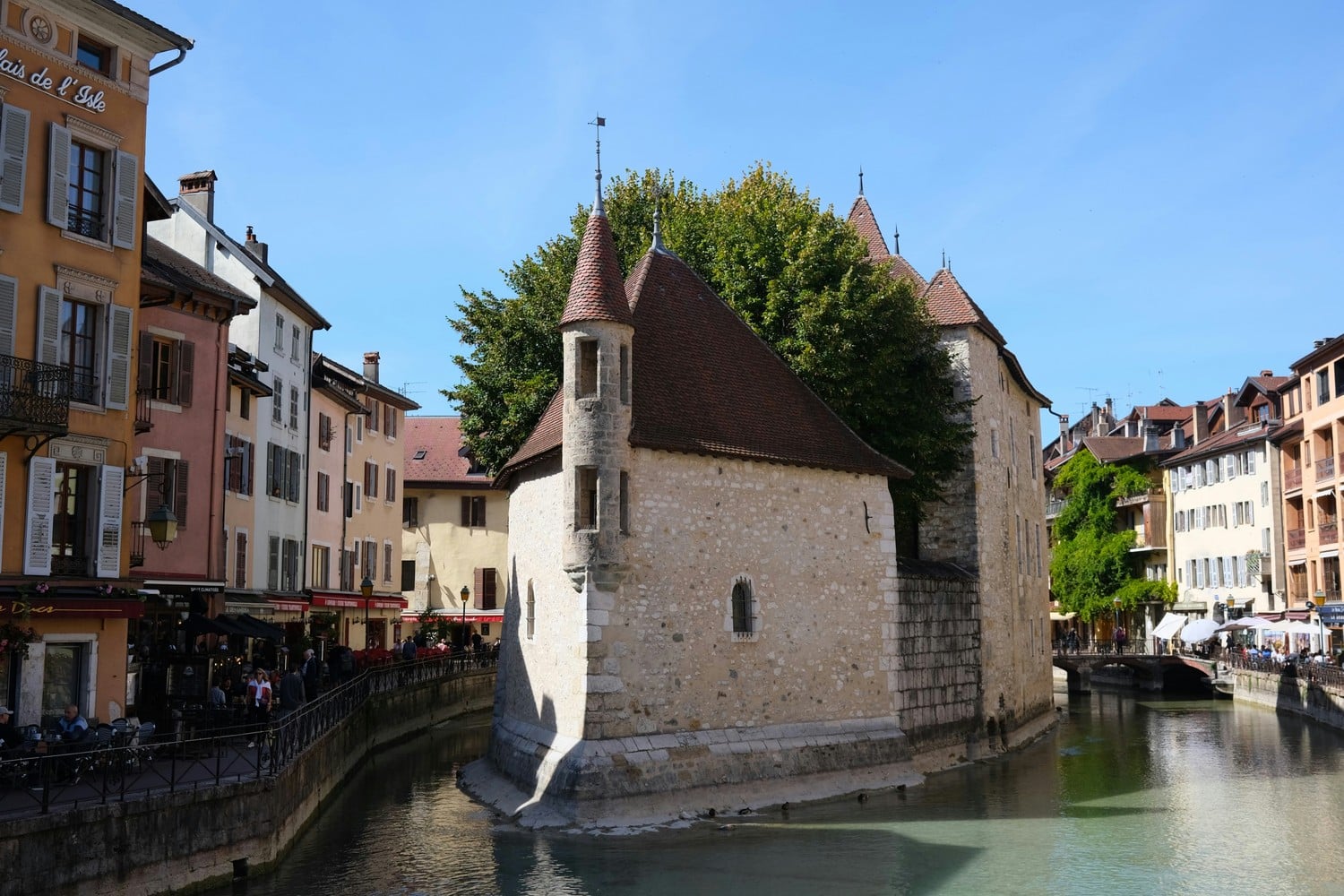 Le Palais de l'Île à Annecy.
