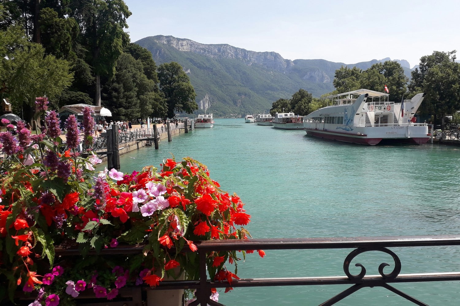 Le Pont des Amours à Annecy.