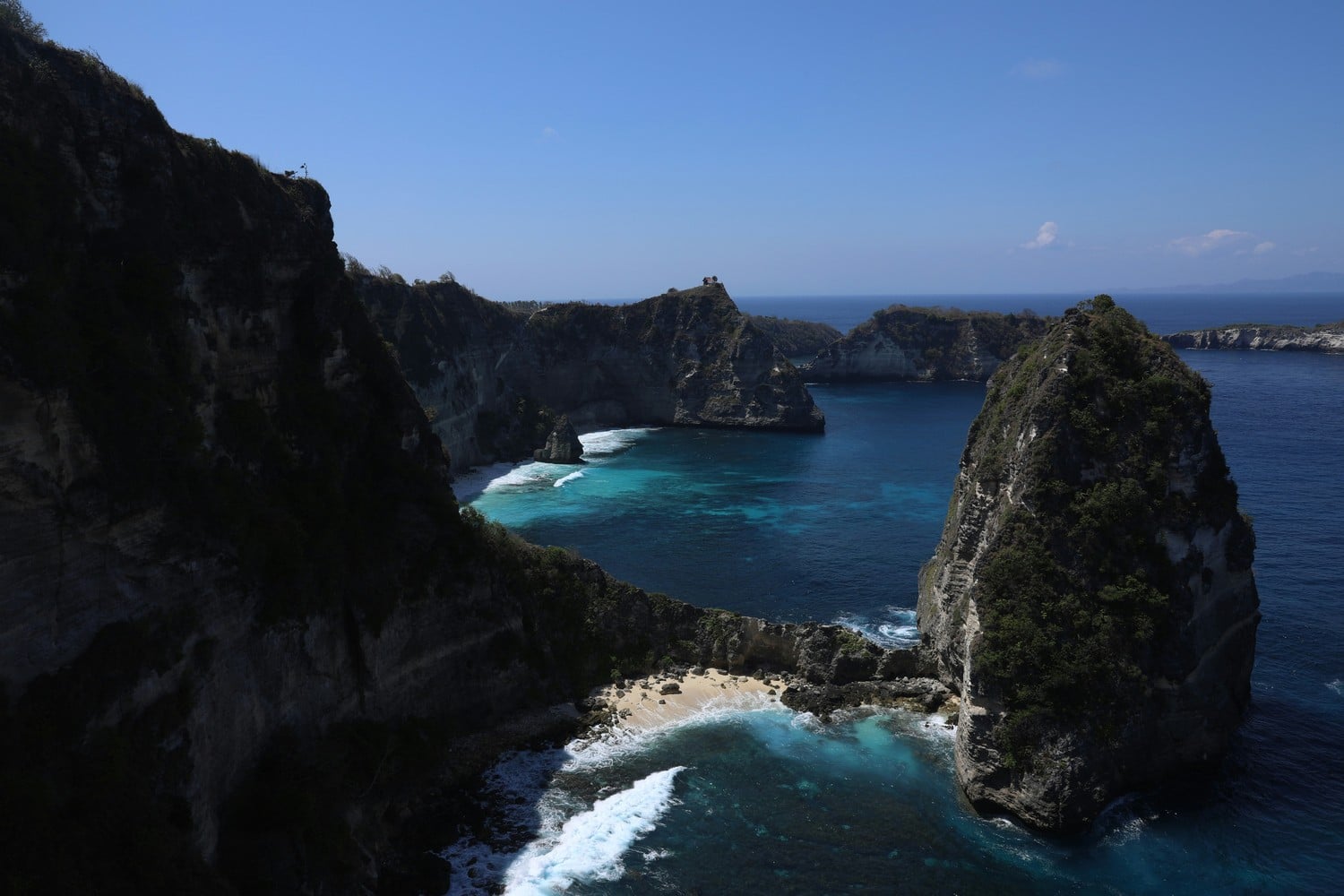 Vue depuis le point de vue de Thousand Islands à Nusa Penida