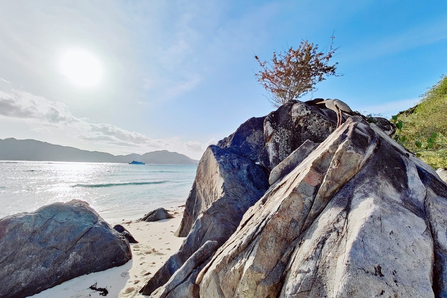 Plage paradisiaque de Praslin, Seychelles