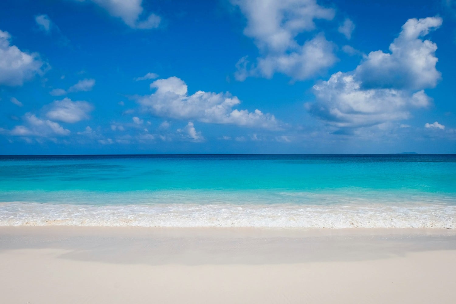 Paysage typique de La Digue, Seychelles