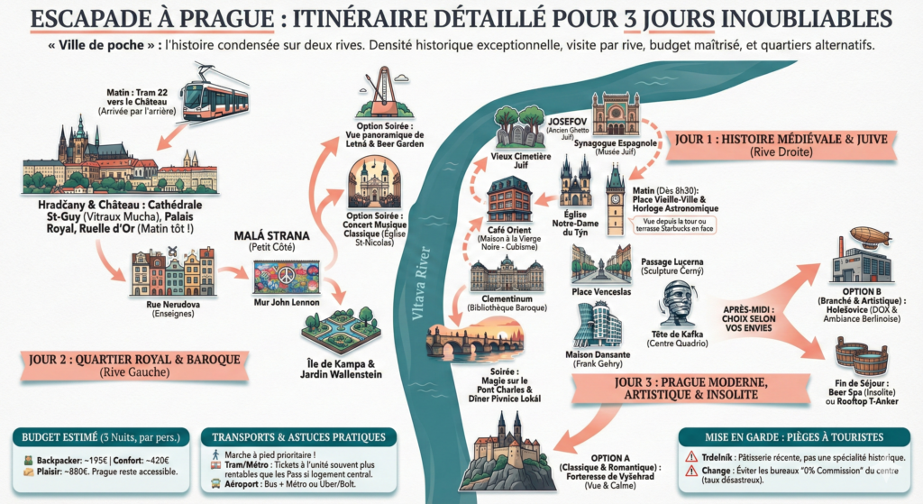 Escapade 3 jours à Prague